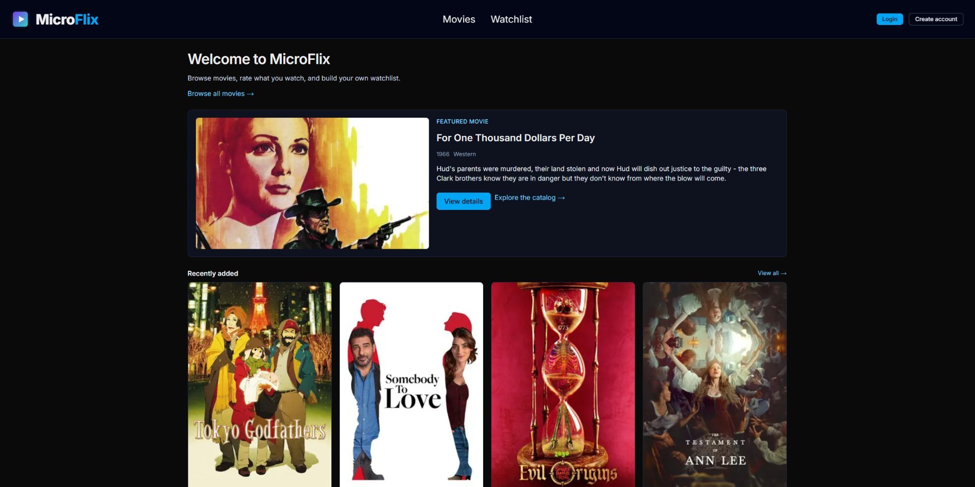 MicroFlix preview