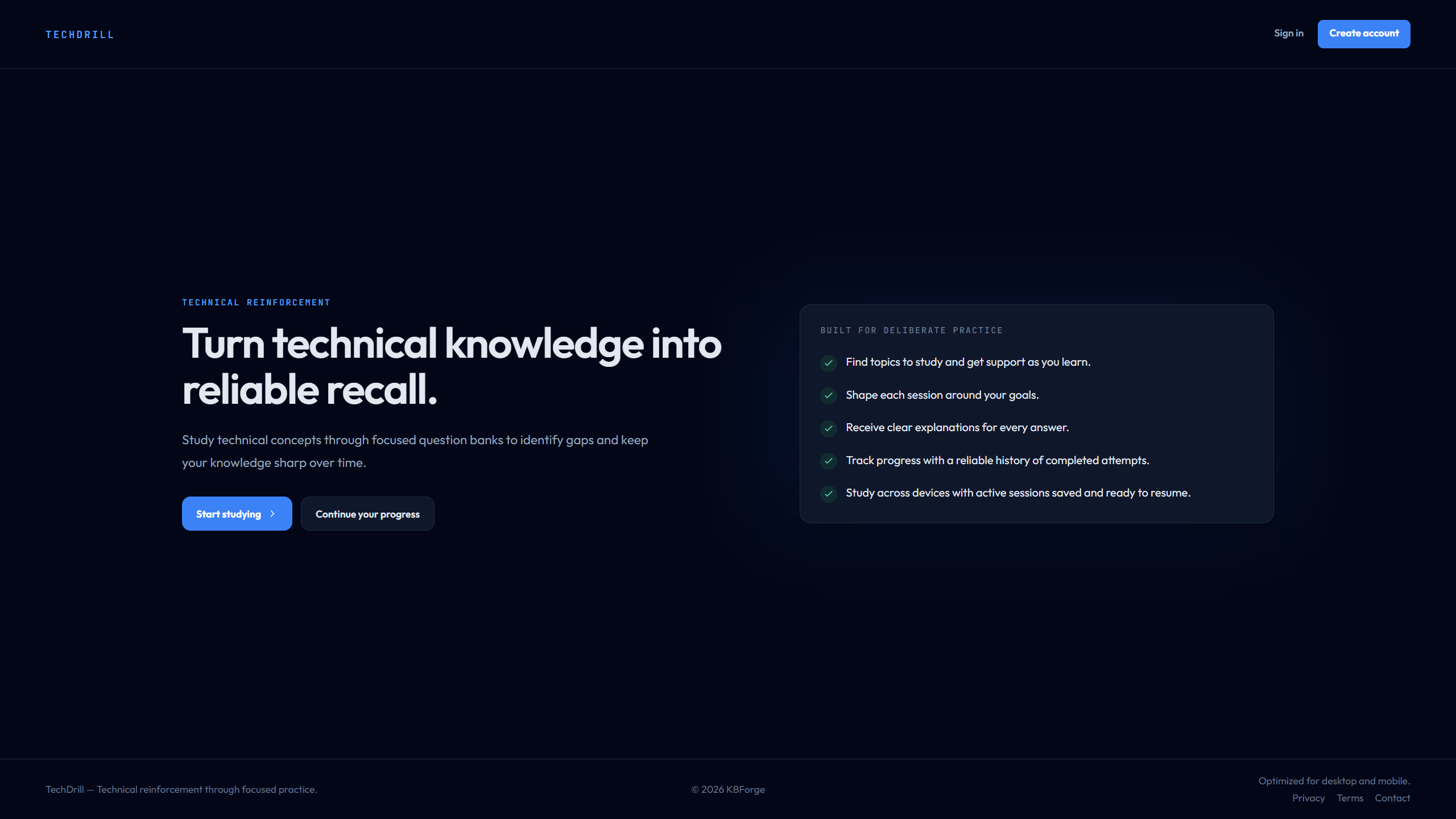 TechDrill home page